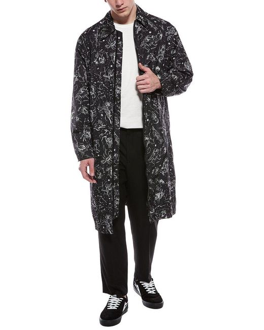 Valentino Black Printed Jacket for men