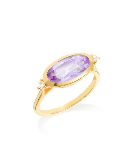 TIRAMISU Multicolor 14K Over 1.92 Ct. Tw. Gemstone Solitaire Ring