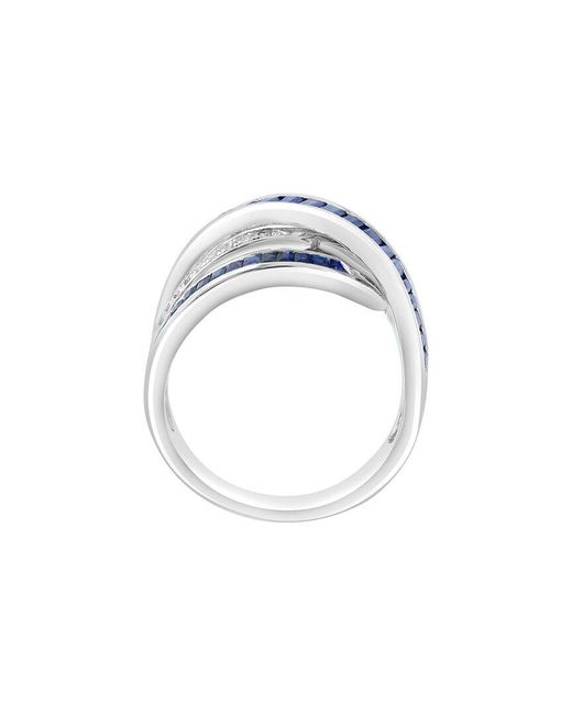 Effy Fine Jewelry Blue 14K 2.45 Ct. Tw. Diamond & Sapphire Ring