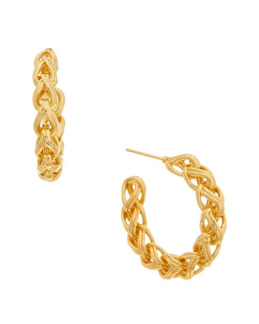 petit moments Metallic Hoop Earrings