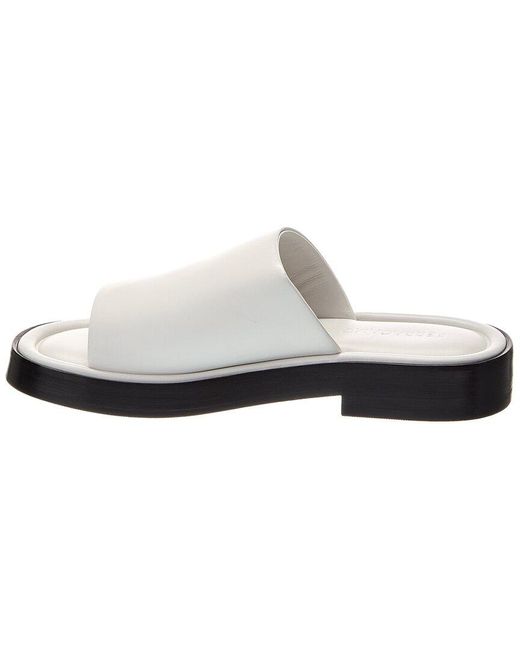 Ferragamo White Giunone Leather Sandal for men