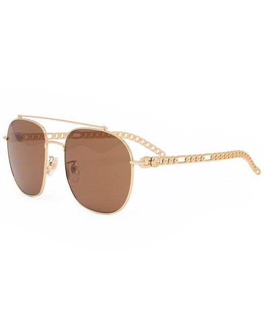 Gucci 58mm Sunglasses in White | Lyst