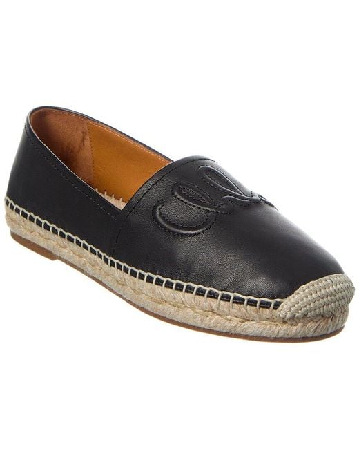 Chloé Blue Isla Leather Espadrille