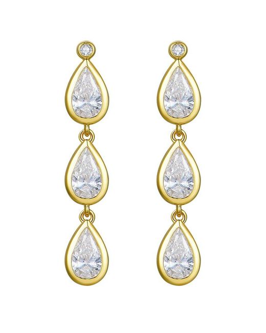 Kai Fine Jewelry Metallic 14K 1.50 Ct. Tw. Lab-Grown Diamond Drop Earrings