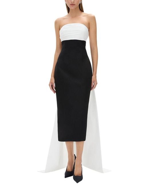 Rachel Gilbert Black Odette Column Dress