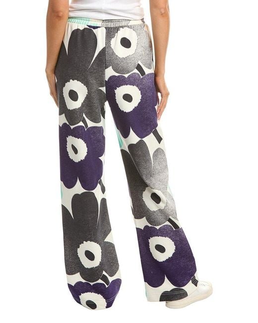 Marimekko Blue Varret Unikko Sweatpant