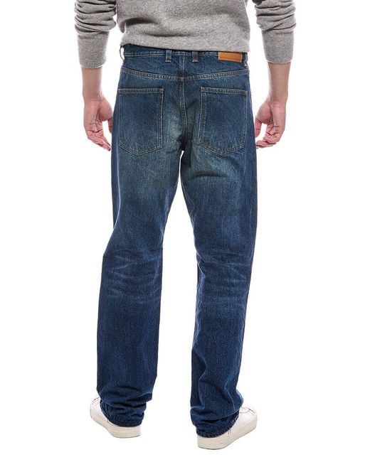 BLK DNM Blue Dark Vintage Straight Jean for men