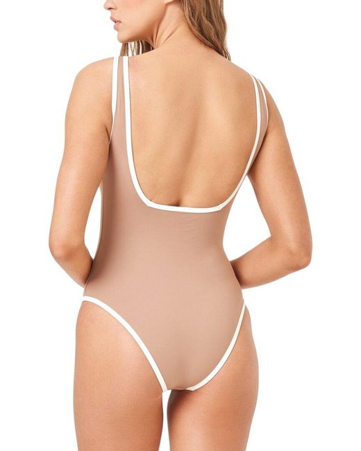 LSPACE Natural Coco Classic One-Piece Swimsuit