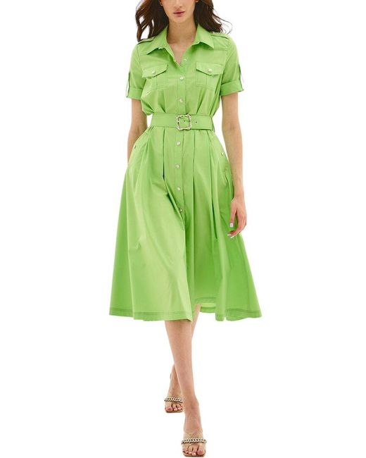 BGL Green Midi Dress