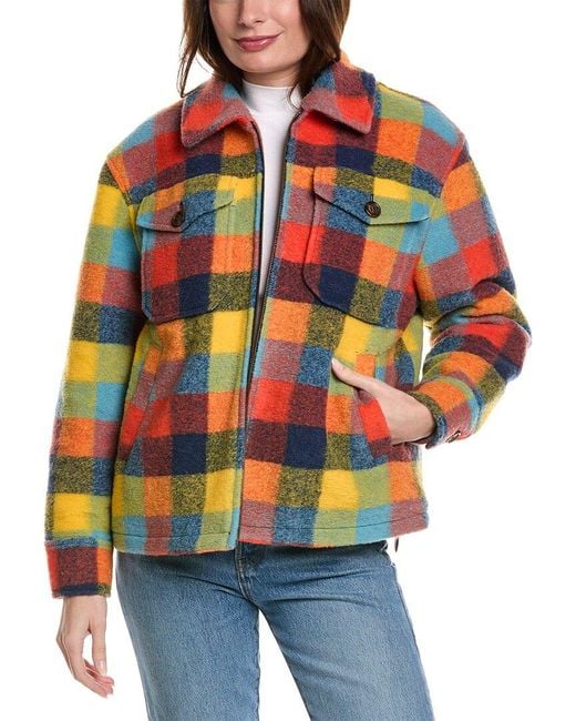 Mother Red The After School Wool-Blend Jacket