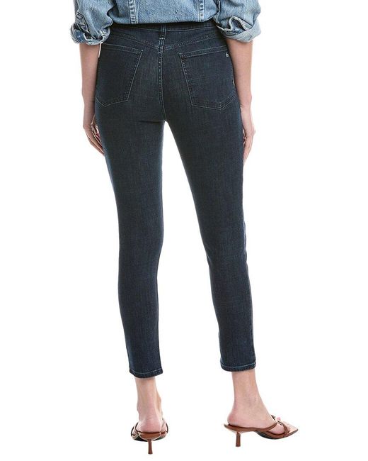 Rag & Bone Blue Tina High-Rise Ankle Dark Wash Skinny Jean