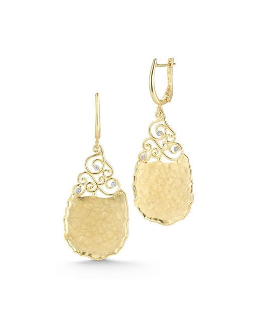 Reiss Metallic Gallery 14K 0.05 Ct. Tw. Diamond Drop Earrings