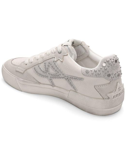 Ash White Moonlight Studs Leather Sneaker