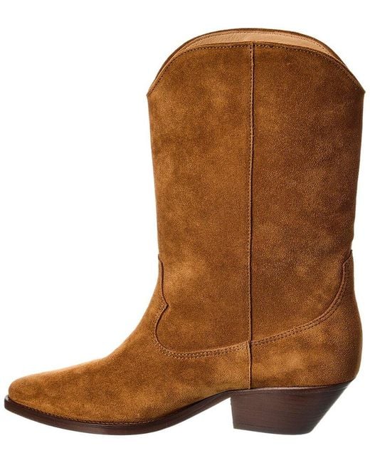 Isabel Marant Brown Duerto Suede Boot