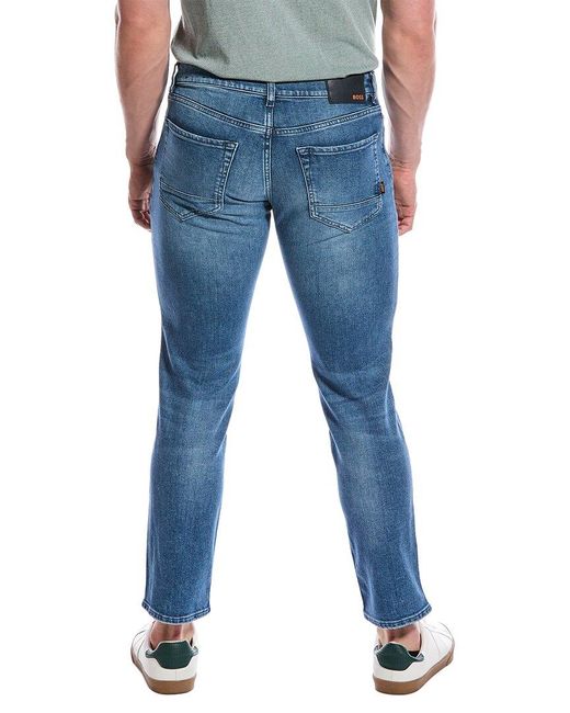 Boss Maine Bright Blue Regular Fit Jean for men
