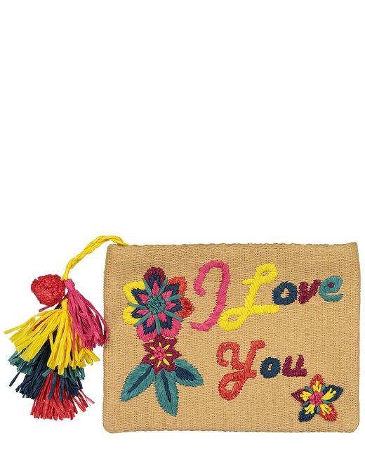 Guadalupe Brown I Love You Pouch