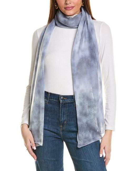 Portolano Cashmere Wrap in Blue Lyst UK
