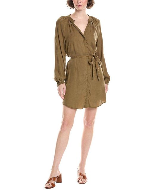 Bella Dahl Natural Tie Waist Shirtdress