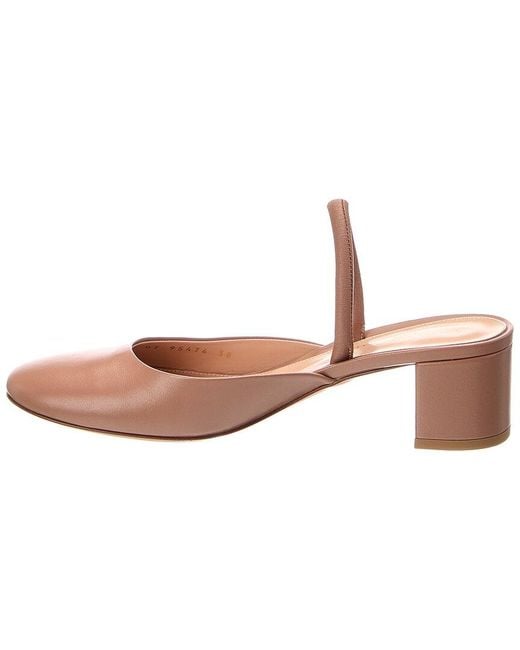 Gianvito Rossi Pink Leather Pump