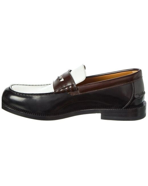 Gucci Black Leather Loafer for men