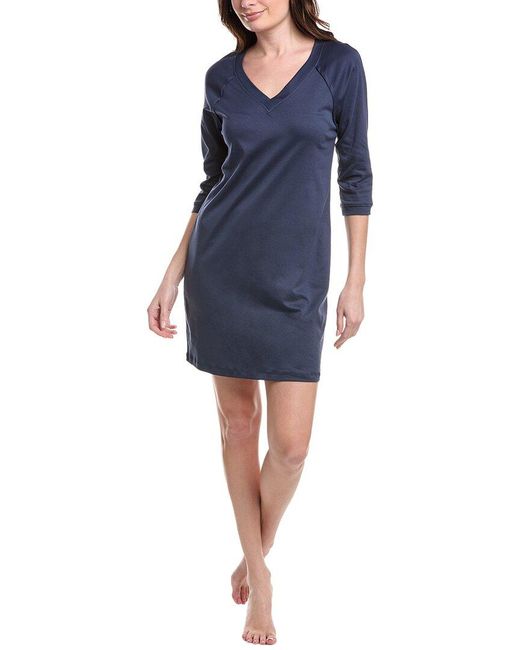 Hanro Blue Gown