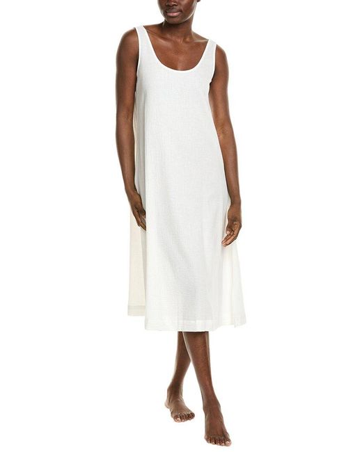 Natori White Onsen Tank Gown