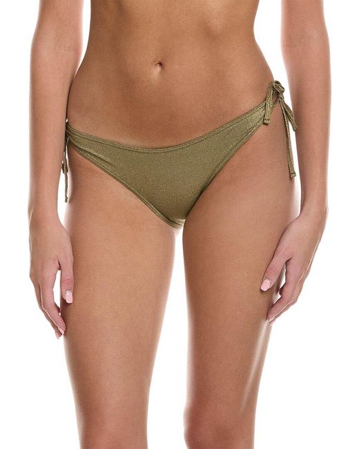 Zadig & Voltaire Green Lumiere Bandeau Bikini Bottom