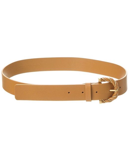 Bottega Veneta Brown Twist Leather Belt