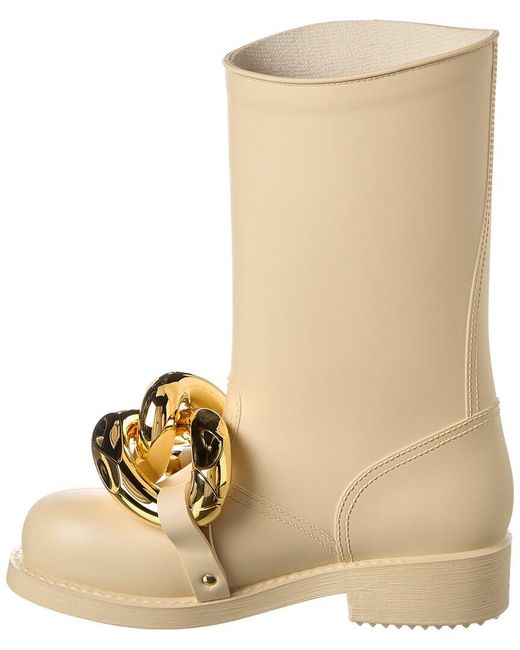 J.W. Anderson Metallic Chain Rubber Boot