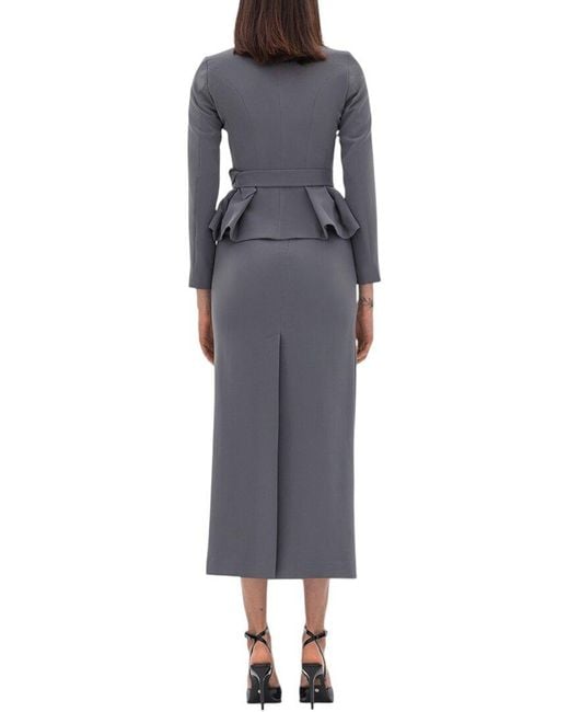 BGL Blue 2pc Jacket & Skirt Set