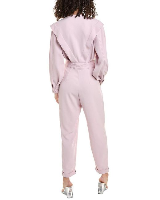 IRO Pink Pleated Jumpsuit