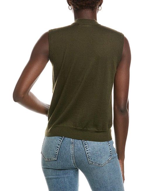 Co. Green Cashmere Shell Tank