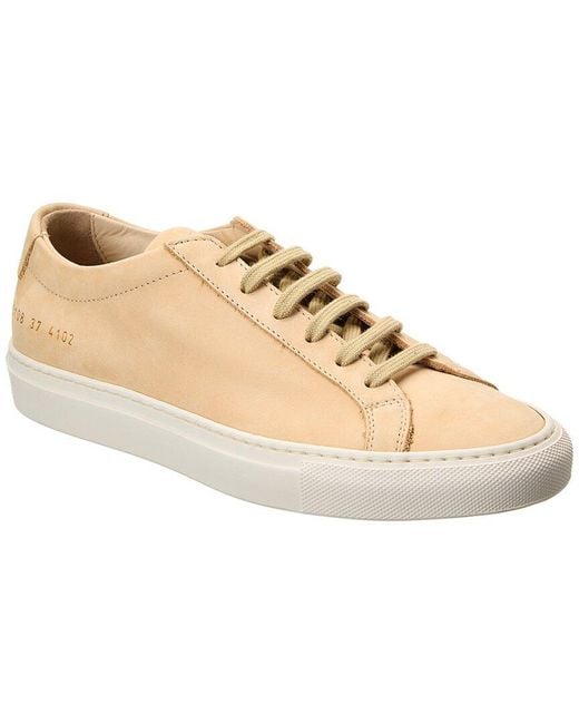 Common Projects Natural Original Achilles Leather Sneaker