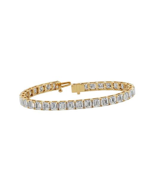 Lab Grown Diamonds White 14K 25.50 Ct. Tw. Lab-Grown Diamond Tennis Bracelet