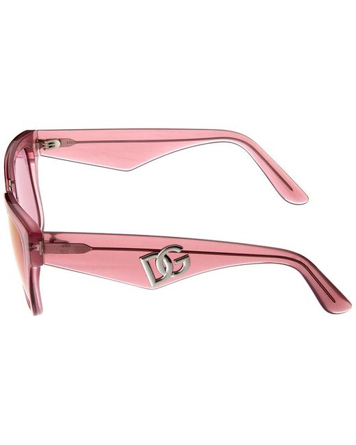 Dolce & Gabbana Pink Dg4437 51mm Sunglasses