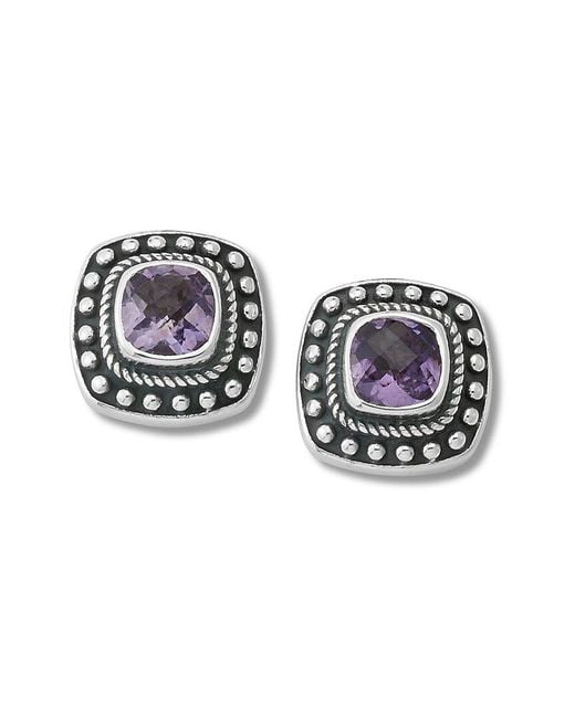 Samuel B. Black 0.16 Ct. Tw. Amethyst Earrings