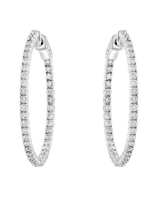 Effy Fine Jewelry White 14K 1.57 Ct. Tw. Diamond Earrings
