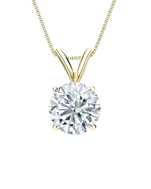 Sabrina Designs Lab Grown Diamonds White 14K 2.50 Ct. Tw. Lab-Grown Diamond Solitaire Necklace