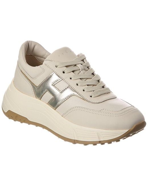 Hogan White Hi-Fi Leather Sneaker