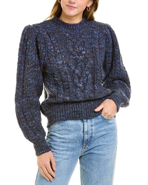 Isabel Marant Etoile Raith Wool & Alpaca-blend Sweater in Blue | Lyst UK