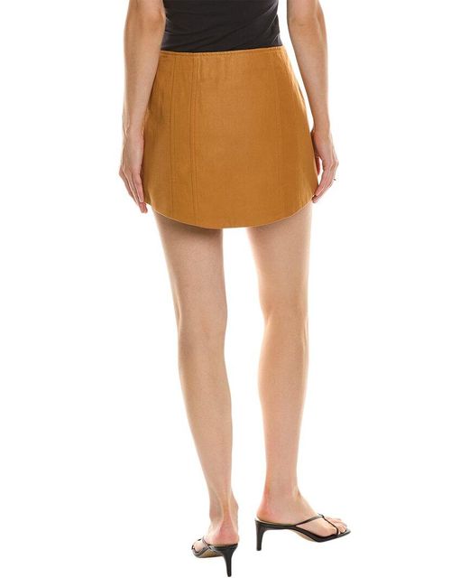A.L.C. Orange Pia Skirt