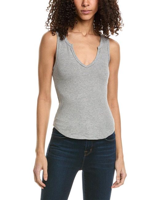 Project Social T Gray Madly Notch Tank