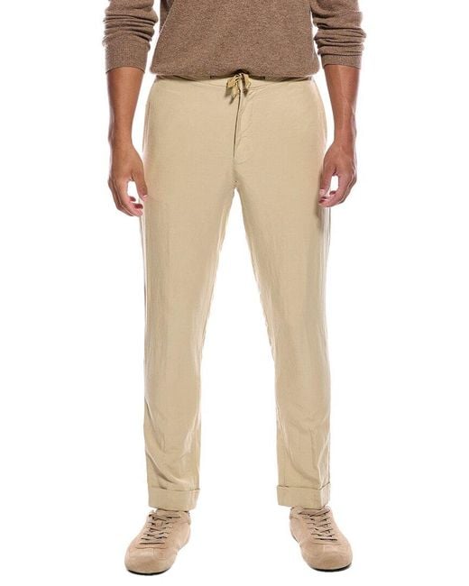 Officine Generale Natural Joseph Linen-blend Pant for men