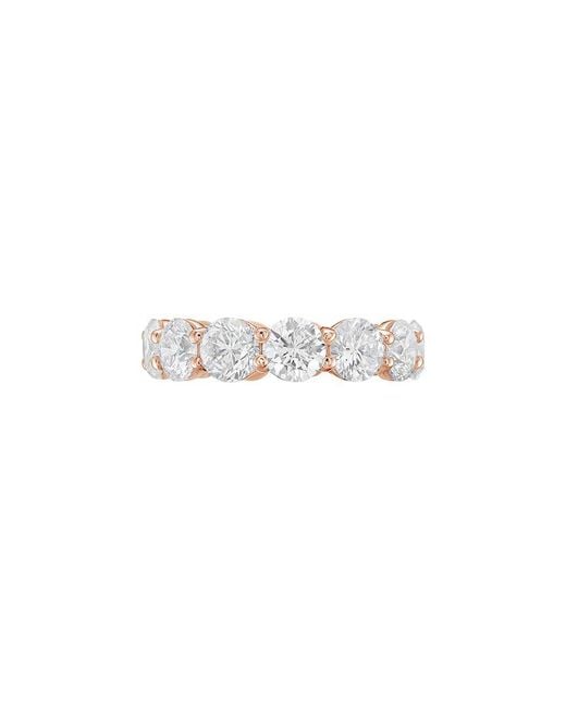 Diana M White Diana M. 14K Rose 8.00 Ct. Tw. Lab-Grown Diamond Ring