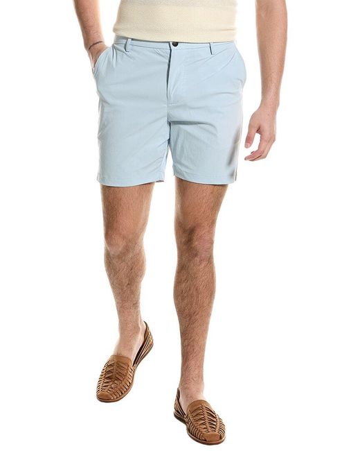 Onia Blue Hybrid Walk Short for men