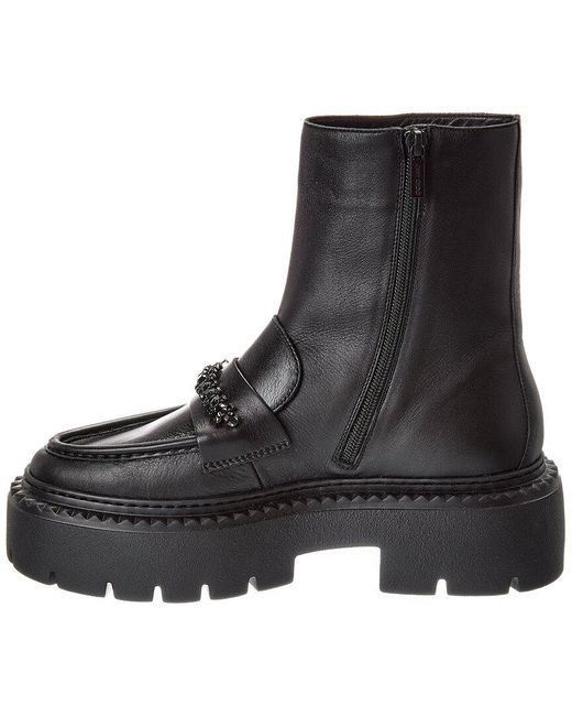 Jimmy Choo Black Bryer Leather Boot