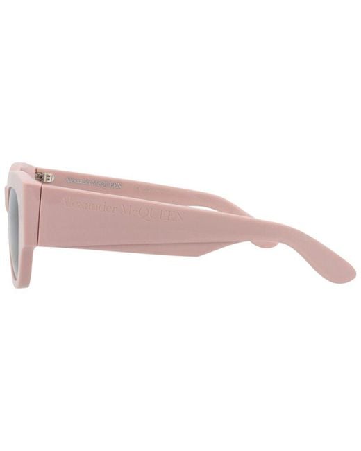 McQueen Pink Am0420S 50Mm Sunglasses