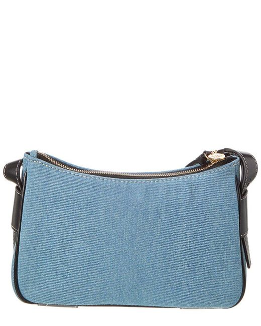 See By Chloé Blue Mini Denim & Leather Hobo Bag