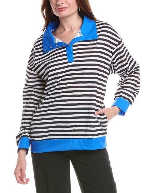 Madison Miles Blue Sweatshirt