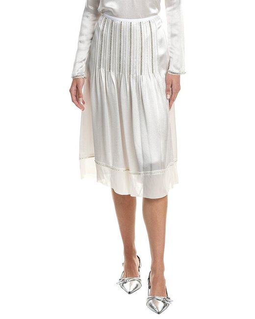 3.1 Phillip Lim White Slip Skirt